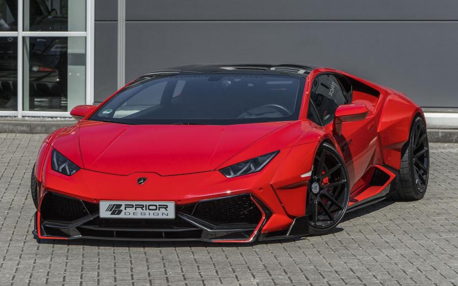 Lamborghini Huracan EVO PDLP610WB Widebody Aerodynamik-Kit by Prior Design (LB724) '2018